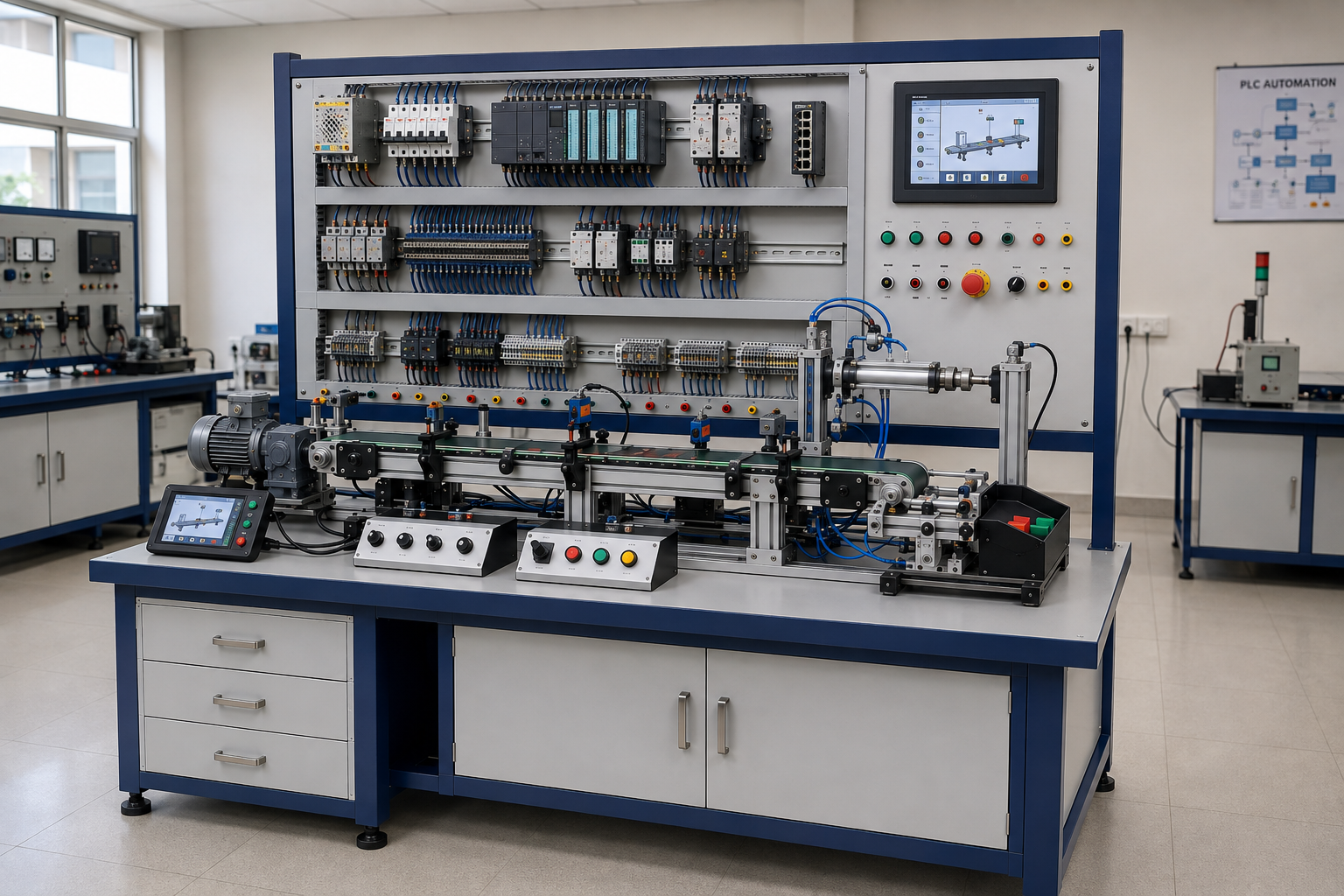 PLC & Automation Lab laboratory system